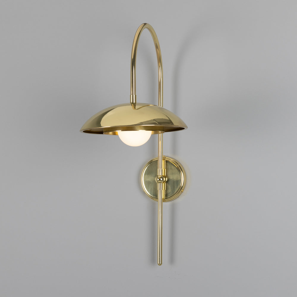 Mullan Lighting - One Light Wall Sconce - Marrakesh - Polished Brass- Union Lighting Luminaires Decor