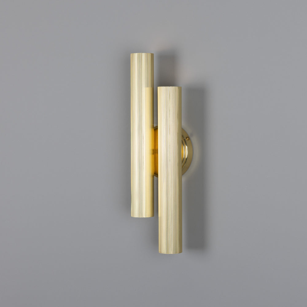 Mullan Lighting - Four Light Wall Sconce - Double Royce - Polished Brass- Union Lighting Luminaires Decor