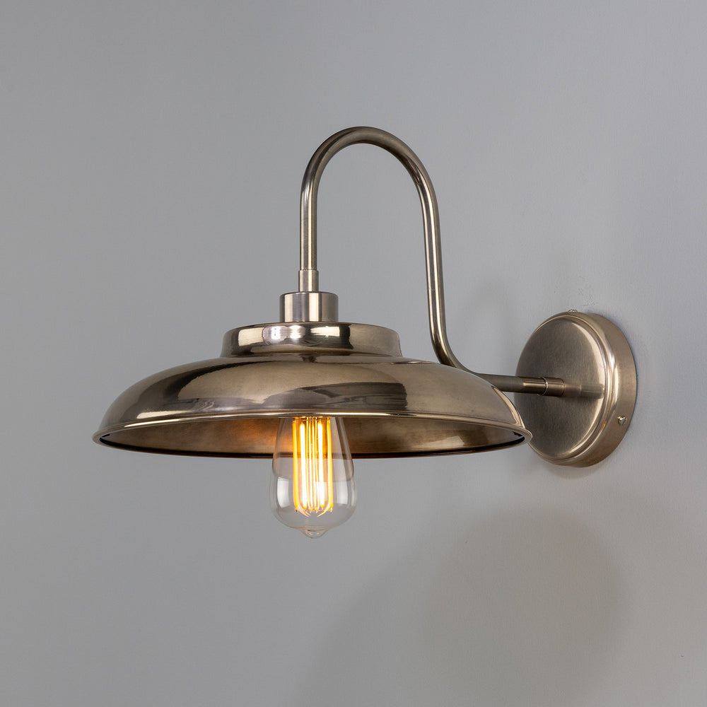 Mullan Lighting - One Light Wall Sconce - Telal - Antique Silver- Union Lighting Luminaires Decor