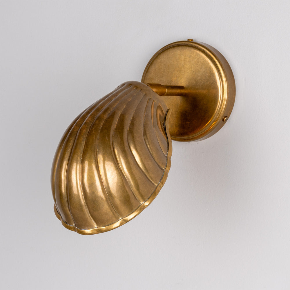 Mullan Lighting - One Light Wall Sconce - Shell - Adjustable- Union Lighting Luminaires Decor