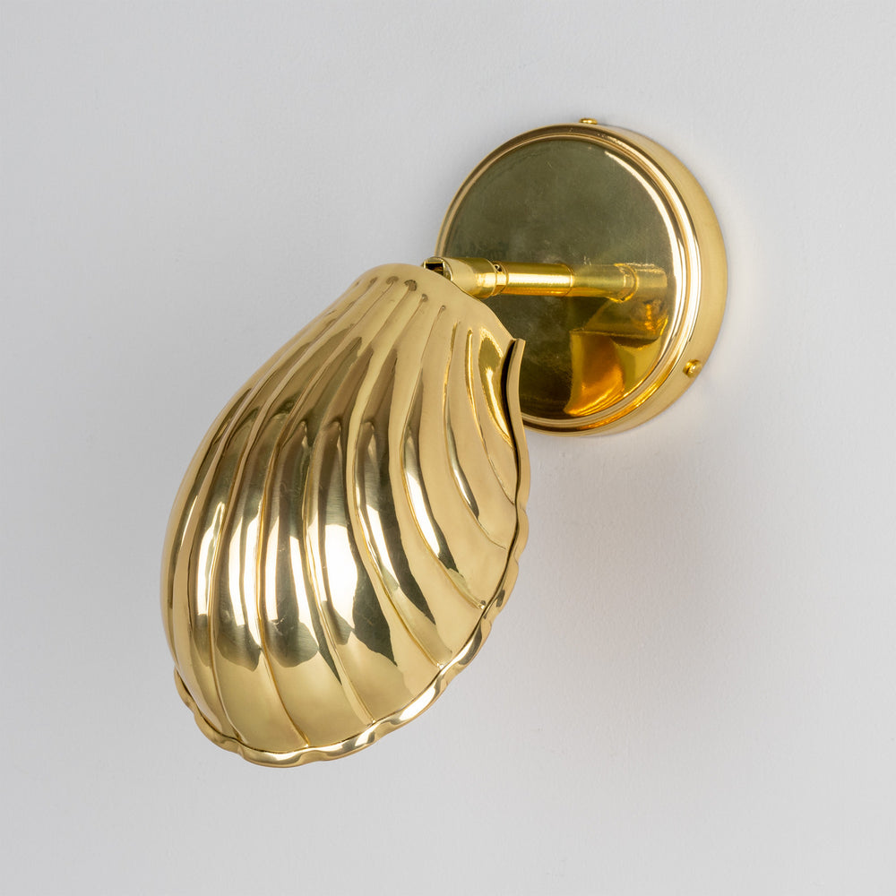 Mullan Lighting - One Light Wall Sconce - Shell - Adjustable- Union Lighting Luminaires Decor