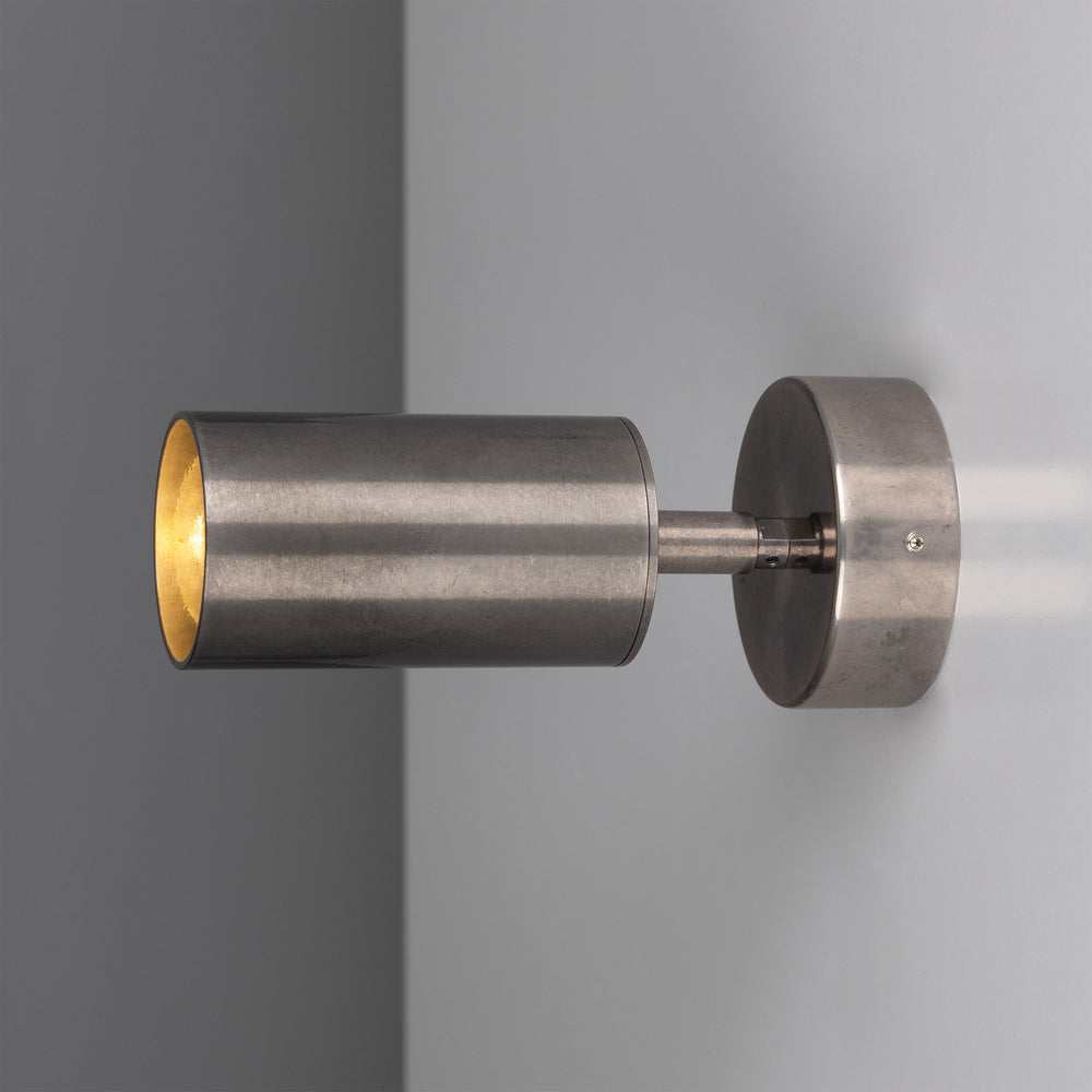 Mullan Lighting - One Light Wall Sconce - Evanston - Antique Silver- Union Lighting Luminaires Decor