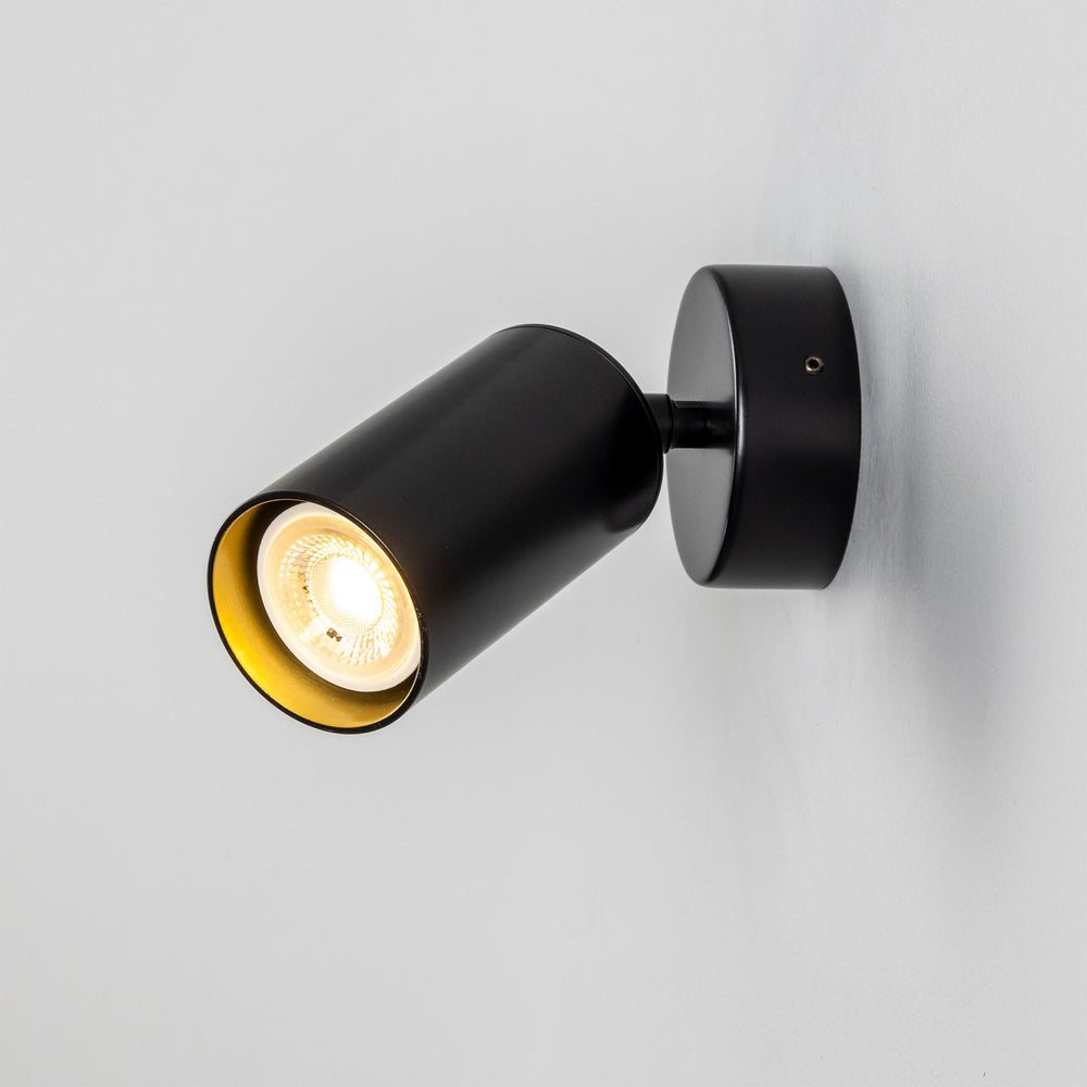 Mullan Lighting - One Light Wall Sconce - Evanston - Matte Black- Union Lighting Luminaires Decor