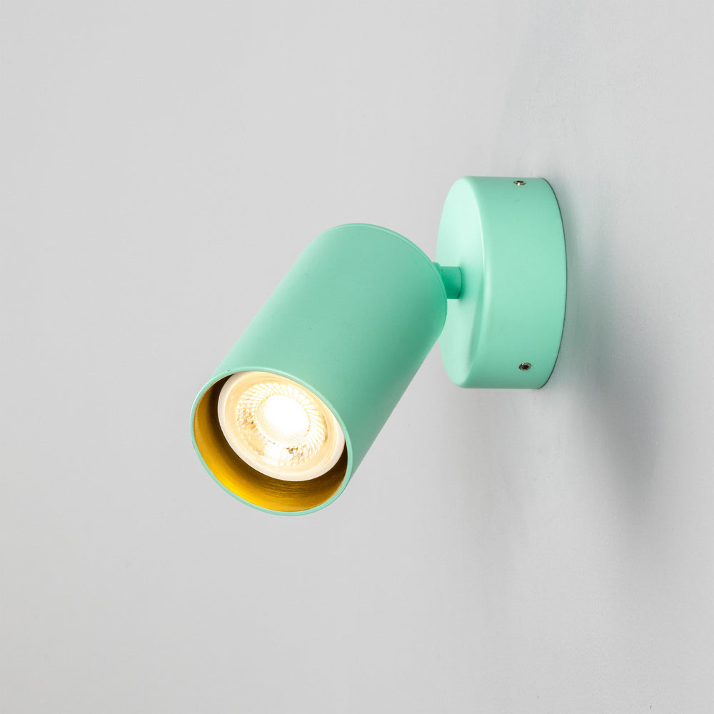 Mullan Lighting - One Light Wall Sconce - Evanston - Pc Mint Turquoise- Union Lighting Luminaires Decor
