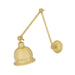 Mullan Lighting - One Light Poster Light - Dale - Satin Brass- Union Lighting Luminaires Decor