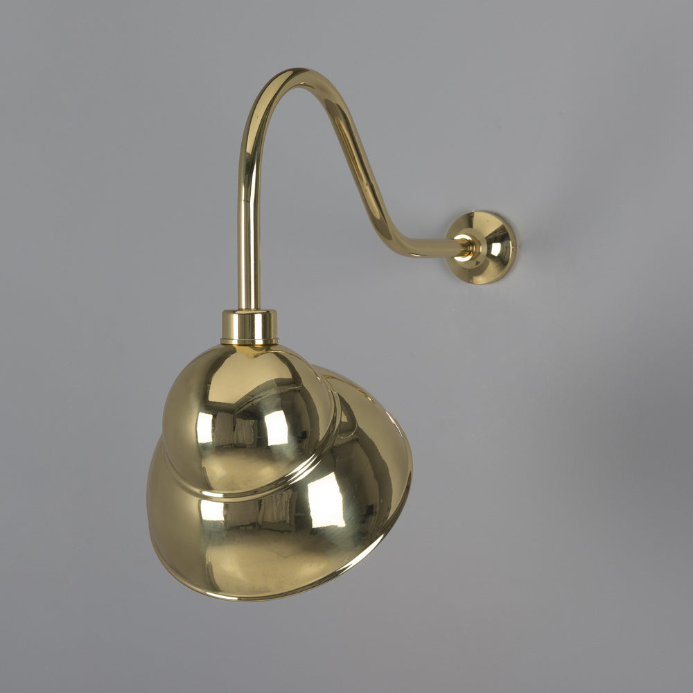 Mullan Lighting - One Light Outdoor Sign Light - Novo - Polished Brass- Union Lighting Luminaires Decor
