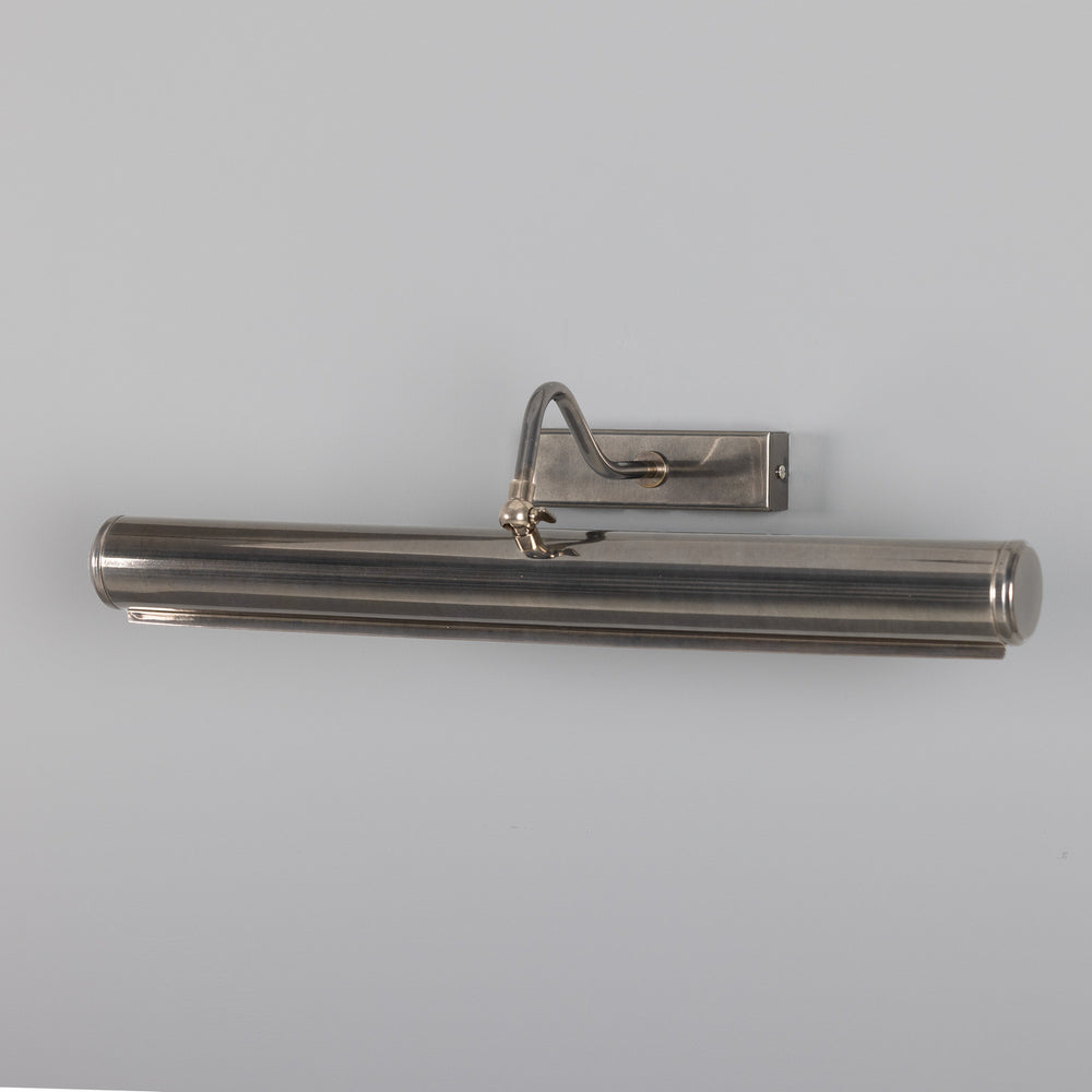 Mullan Lighting - Two Light Picture Light - Dublin - Antique Silver- Union Lighting Luminaires Decor