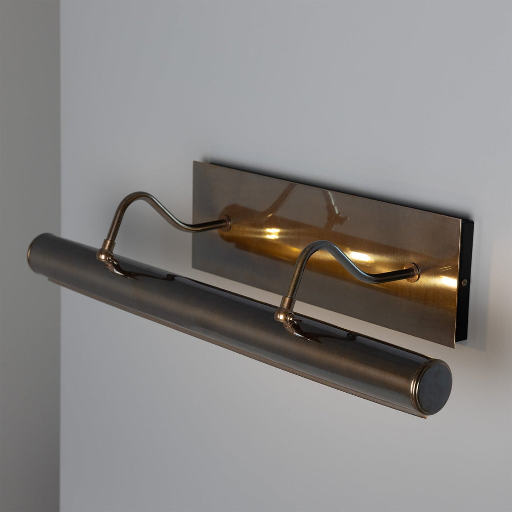 Mullan Lighting - Four Light Picture Light - Dublin - Antique Brass- Union Lighting Luminaires Decor