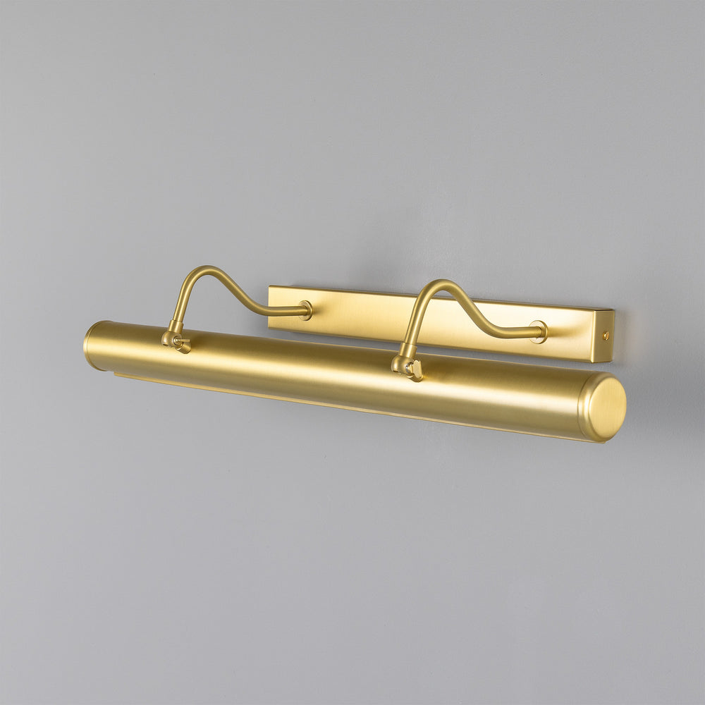 Mullan Lighting - Four Light Picture Light - Dublin - Satin Brass- Union Lighting Luminaires Decor