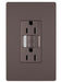 Legrand Canada - Tamper-Resistant 15A Duplex Self-Test GFCI Receptacles with SafeLock Protection and Night Light - Dark Bronze- Union Lighting Luminaires Decor