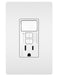 Legrand Canada - Combination Single Pole Switch and Tamper-Reistant 15A Duplex Self-Test GFCI Receptacles w SafeLock - White- Union Lighting Luminaires Decor