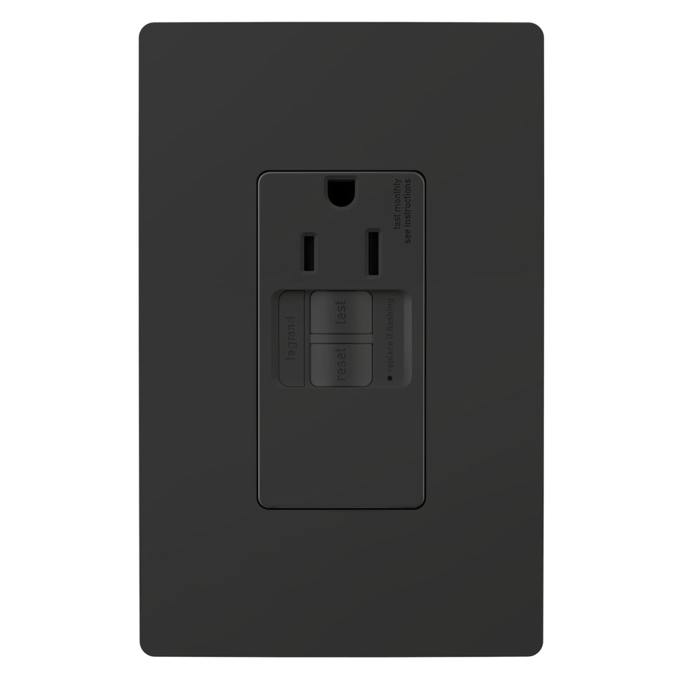 Legrand Canada - Tamper-Resistant 15A Simplex Self-Test GFCI Receptacles with SafeLock Protection- Union Lighting Luminaires Decor