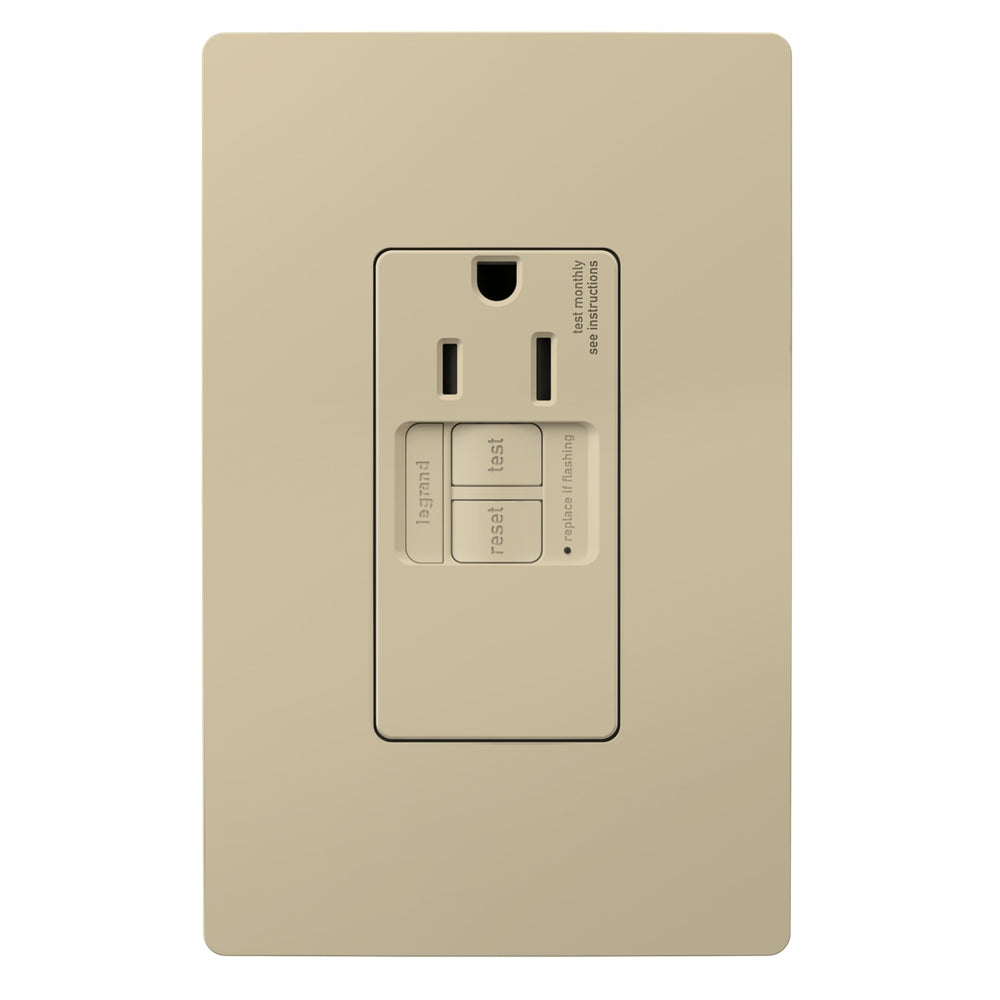 Legrand Canada - Tamper-Resistant 15A Simplex Self-Test GFCI Receptacles with SafeLock Protection- Union Lighting Luminaires Decor