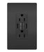 Legrand Canada - Tamper-Resistant 15A Duplex Self-Test GFCI Receptacles with SafeLock Protection, USB Type A/A - Black- Union Lighting Luminaires Decor