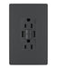 Legrand Canada - Tamper-Resistant 15A Duplex Self-Test GFCI Receptacles with SafeLock Protection, USB Type A/A C4 - Graphite- Union Lighting Luminaires Decor