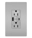Legrand Canada - Tamper-Resistant 15A Duplex Self-Test GFCI Receptacles with SafeLock Protection, USB Type A/C - Grey- Union Lighting Luminaires Decor