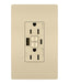 Legrand Canada - Tamper-Resistant 15A Duplex Self-Test GFCI Receptacles with SafeLock Protection, USB Type A/C - Ivory- Union Lighting Luminaires Decor