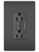 Legrand Canada - Tamper-Resistant Weather-Resistant 15A Duplex Self-Test GFCI Receptacles with SafeLock Protection - Black- Union Lighting Luminaires Decor
