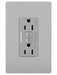 Legrand Canada - Tamper-Resistant Weather-Resistant 15A Duplex Self-Test GFCI Receptacles with SafeLock Protection - Gray- Union Lighting Luminaires Decor