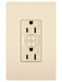 Legrand Canada - Tamper-Resistant Weather-Resistant 15A Duplex Self-Test GFCI Receptacles with SafeLock Protection - Light Almond- Union Lighting Luminaires Decor