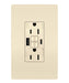 Legrand Canada - Tamper Weather-Resistant 15A Duplex Self-Test GFCI Receptacles w SafeLock, USB Type A/C Outlets - Light Almond- Union Lighting Luminaires Decor