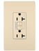 Legrand Canada - Tamper-Resistant 20A Duplex Self-Test GFCI Receptacles with SafeLock Protection and Night Light - Ivory- Union Lighting Luminaires Decor