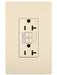 Legrand Canada - Tamper-Resistant 20A Duplex Self-Test GFCI Receptacles with SafeLock Protection and Night Light - Light Almond- Union Lighting Luminaires Decor