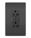 Legrand Canada - Tamper-Resistant 20A Duplex Self-Test GFCI Receptacle with SafeLock Protection - Black- Union Lighting Luminaires Decor