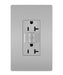 Legrand Canada - Tamper-Resistant 20A Duplex Self-Test GFCI Receptacle with SafeLock Protection - Gray- Union Lighting Luminaires Decor