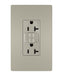 Legrand Canada - Tamper-Resistant 20A Duplex Self-Test GFCI Receptacle with SafeLock Protection - Nickel- Union Lighting Luminaires Decor