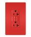 Legrand Canada - Tamper-Resistant 20A Duplex Self-Test GFCI Receptacle with SafeLock Protection - Red- Union Lighting Luminaires Decor