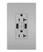 Legrand Canada - Tamper-Resistant 20A Duplex Self-Test GFCI Receptacles with SafeLock Protection, Type A/A Outlet - Grey- Union Lighting Luminaires Decor