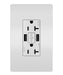 Legrand Canada - Tamper-Resistant 20A Duplex Self-Test GFCI Receptacles with SafeLock Protection, Type A/A Outlet - White- Union Lighting Luminaires Decor