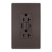 Legrand Canada - Tamper-Resistant 20A Duplex Self-Test GFCI Receptacles with SafeLock Protection, Type A/C Outlet - Brown- Union Lighting Luminaires Decor
