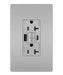 Legrand Canada - Tamper-Resistant Weather-Resistant Duplex Self-Test GFCI with USB Type A/C Outlet - Grey- Union Lighting Luminaires Decor