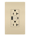 Legrand Canada - Tamper-Resistant Weather-Resistant Duplex Self-Test GFCI with USB Type A/C Outlet - Ivory- Union Lighting Luminaires Decor