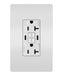 Legrand Canada - Tamper-Resistant Weather-Resistant Duplex Self-Test GFCI with USB Type C/C Outlet - White- Union Lighting Luminaires Decor