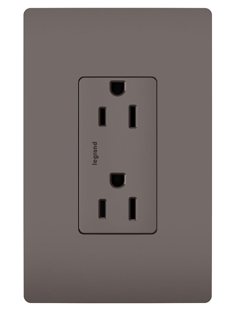 Legrand Canada - Tamper-Resistant Outlet - Brown- Union Lighting Luminaires Decor