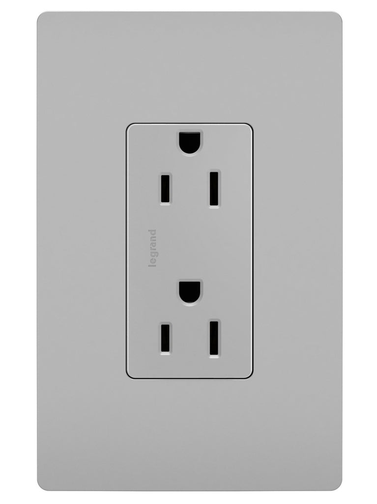 Legrand Canada - Tamper-Resistant Outlet - Gray- Union Lighting Luminaires Decor