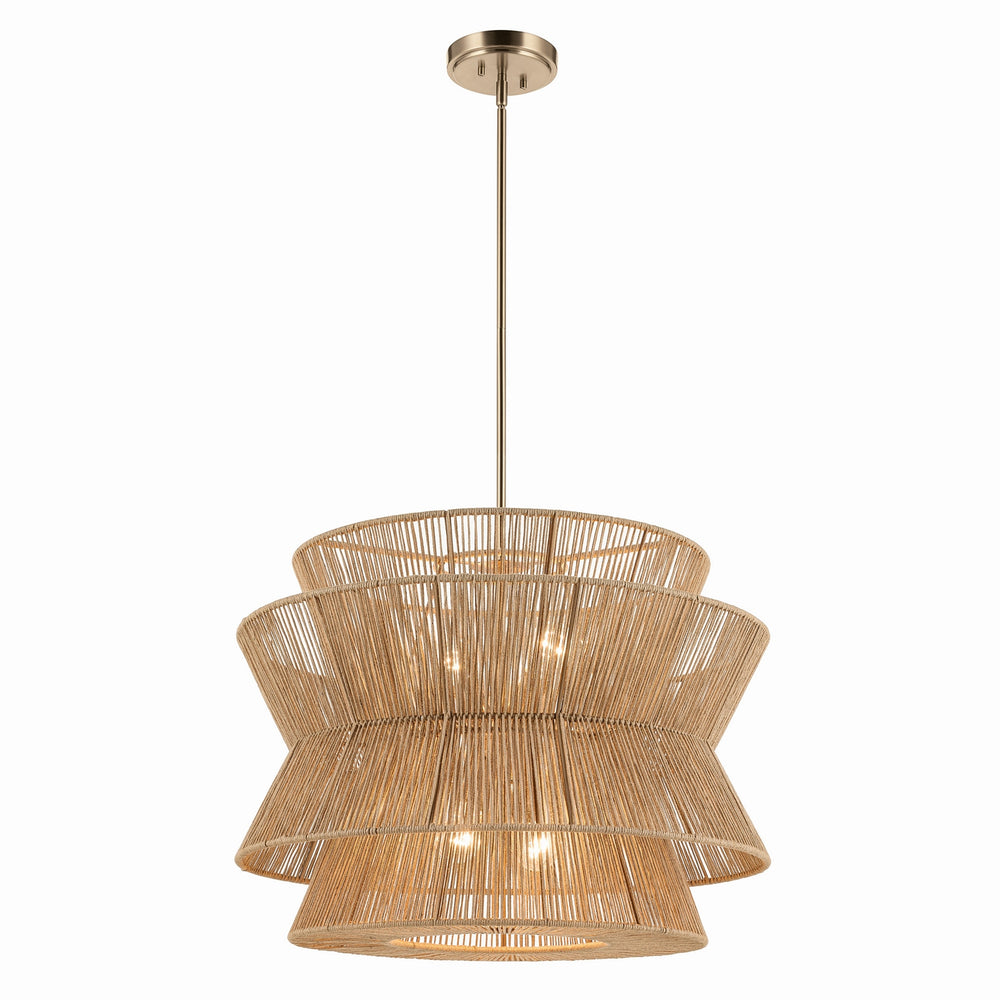 Kichler Canada - Four Light Pendant - Ophira - Champagne Bronze- Union Lighting Luminaires Decor