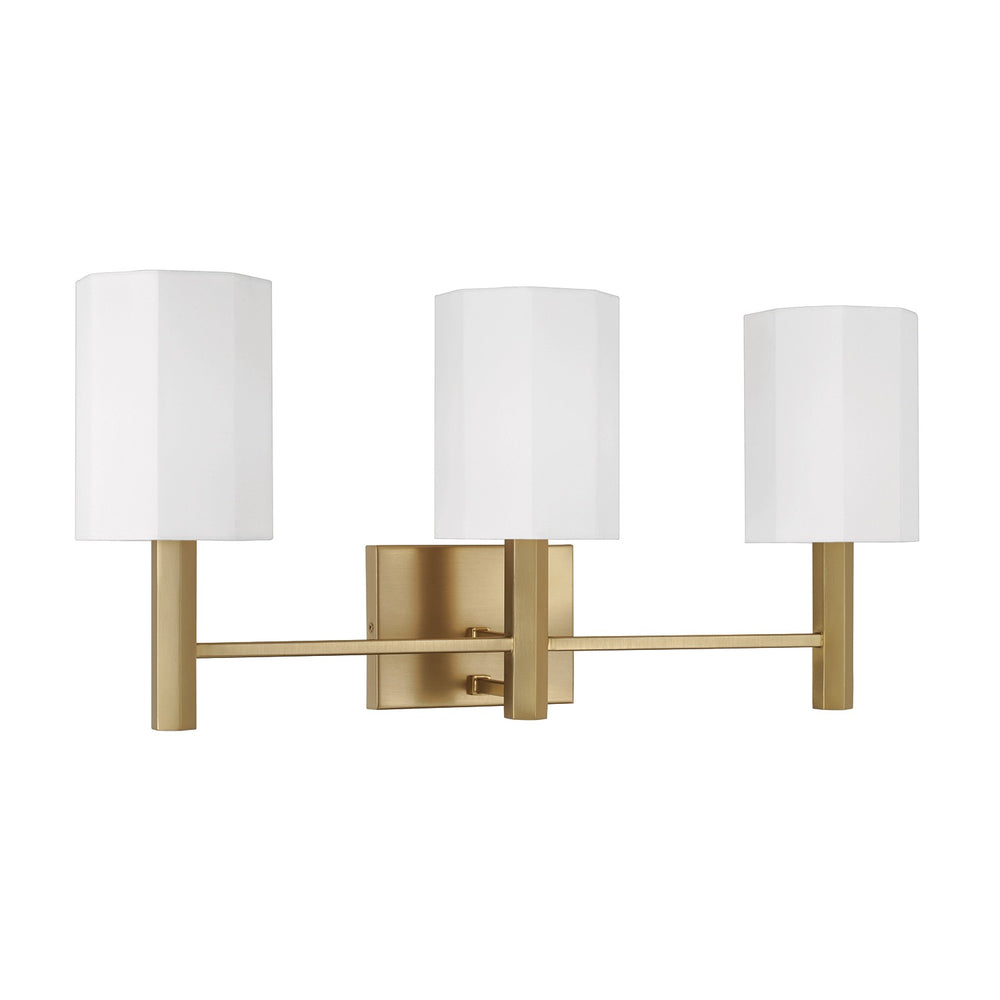 Capital Lighting - Three Light Vanity - Adrian - Aged Brass- Union Lighting Luminaires Decor
