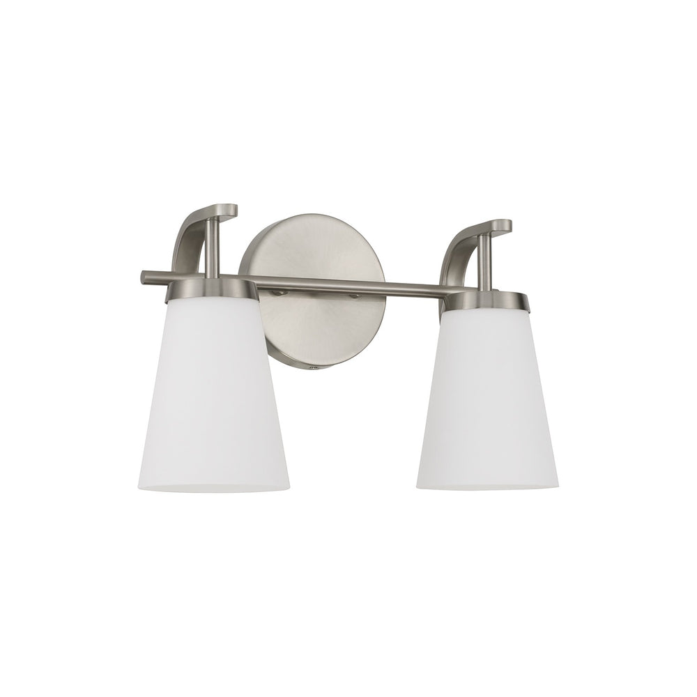 Capital Lighting - Two Light Vanity - Drake - Brushed Nickel- Union Lighting Luminaires Decor