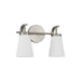 Capital Lighting - Two Light Vanity - Drake - Brushed Nickel- Union Lighting Luminaires Decor