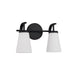 Capital Lighting - Two Light Vanity - Drake - Matte Black- Union Lighting Luminaires Decor