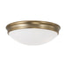 Capital Lighting - Three Light Flush Mount - Hansen - Aged Brass- Union Lighting Luminaires Decor