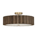 Capital Lighting - Four Light Semi Flush Mount - Cody - Matte Brass- Union Lighting Luminaires Decor
