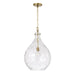 Capital Lighting - One Light Pendant - Bristol - Aged Brass- Union Lighting Luminaires Decor