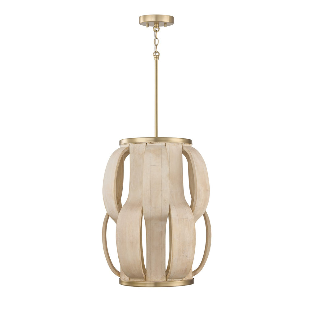 Capital Lighting - One Light Pendant - Willa - Matte Brass- Union Lighting Luminaires Decor