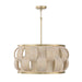 Capital Lighting - Four Light Pendant - Willa - Matte Brass- Union Lighting Luminaires Decor