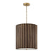 Capital Lighting - Three Light Pendant - Cody - Matte Brass- Union Lighting Luminaires Decor